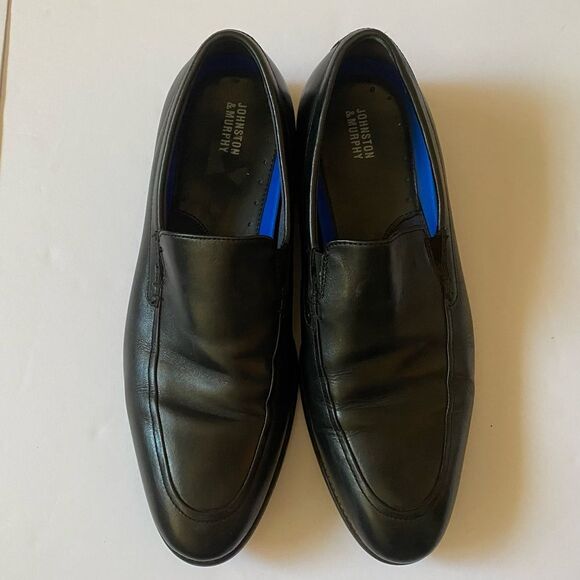 Johnston & Murphy Men’s Black Leather Loafers | Size 9M main image 5